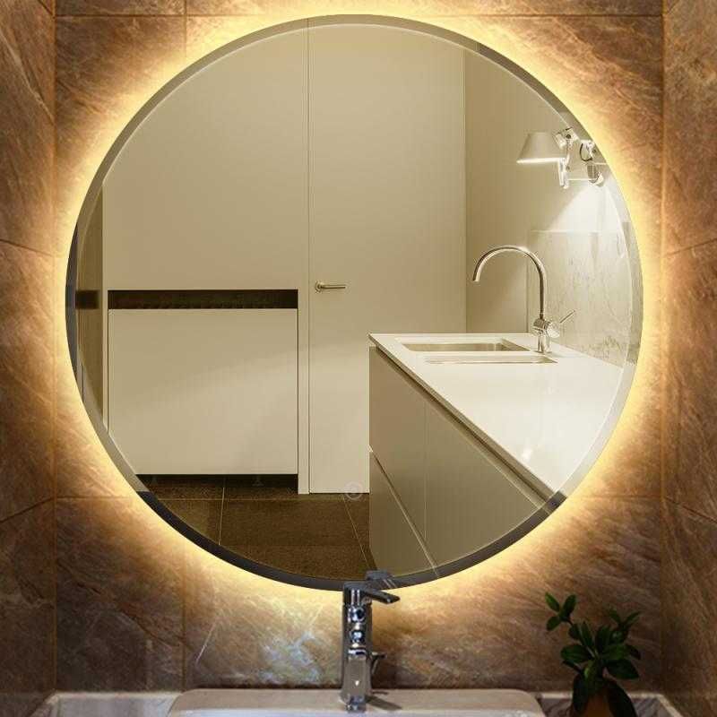 Зеркало Изготовление Под заказ с фронтальной подсветкой в ванную.