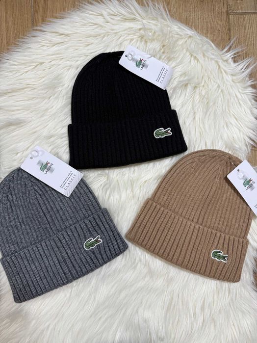 Шапка Lacoste | Зимова Шапка Лакоста | Зимняя Шапка Лакост