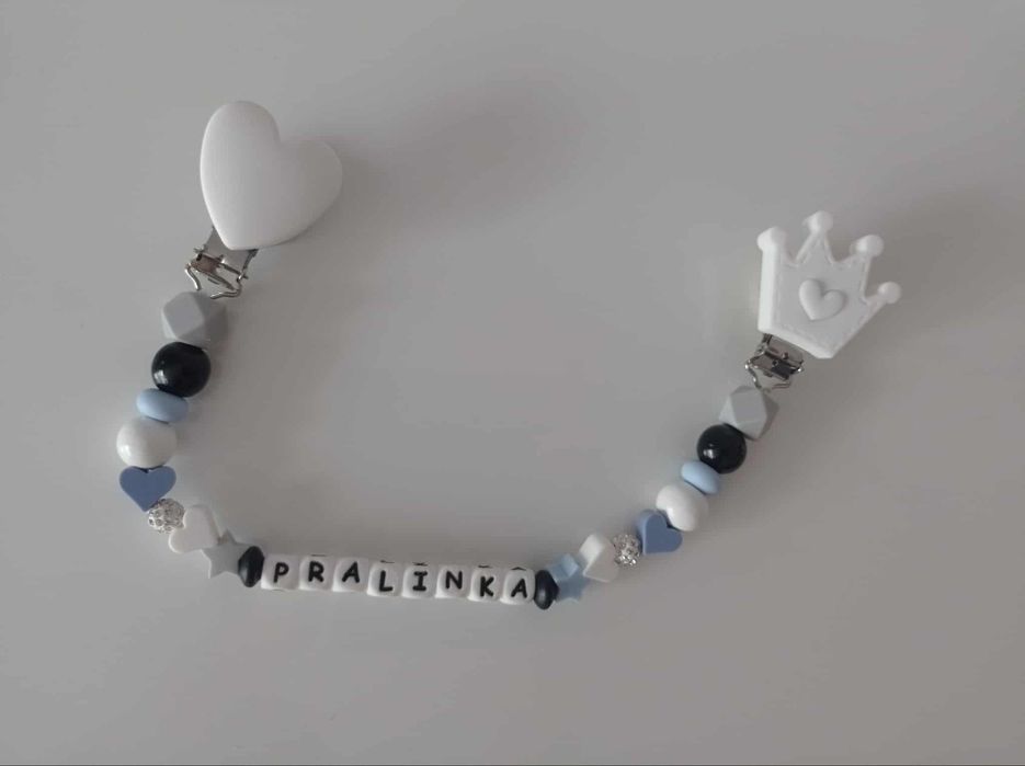 Zawieszka silikonowa łańcuszek imienny do klatki transportera dla psa