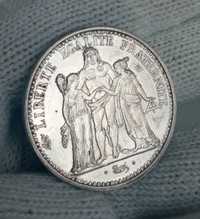 Srebrna moneta 10 Franków 1965