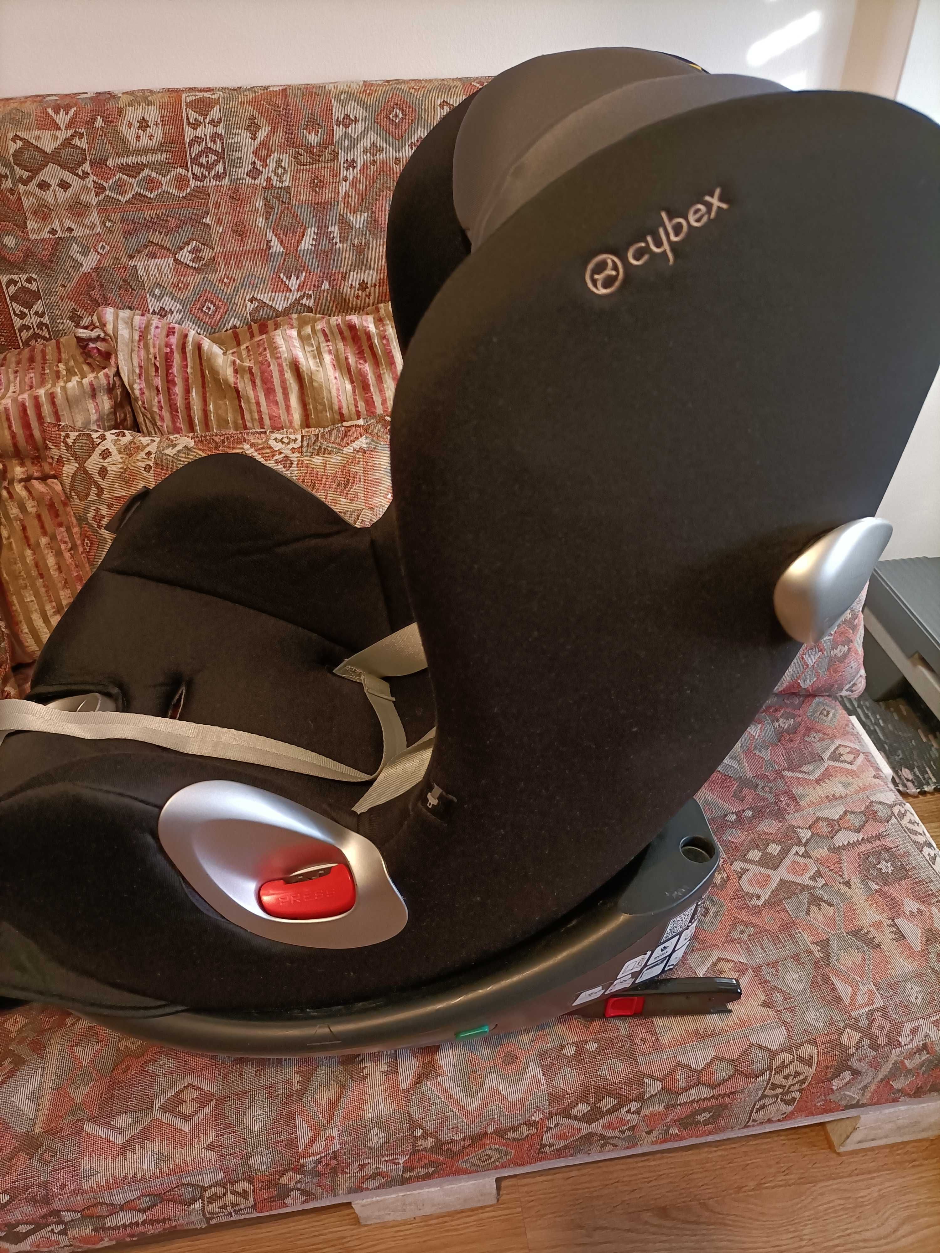 Cadeira Auto Cybex Sirona Platinum Gr. 0+ ,1 com Isofix e Rotativa