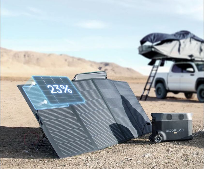Портативна (переносна) Сонячна панель EcoFlow 400W Solar Panel