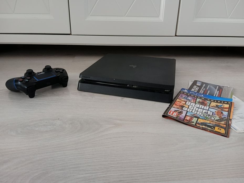 PlayStation 4 slim 20gier Minecraft pad okablowanie