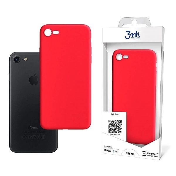 Etui 3mk Matt Case na iPhone 7 / 8 / Se 2020 / Se 2022 - czerwone