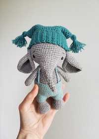 Elefante em crochet - Novo