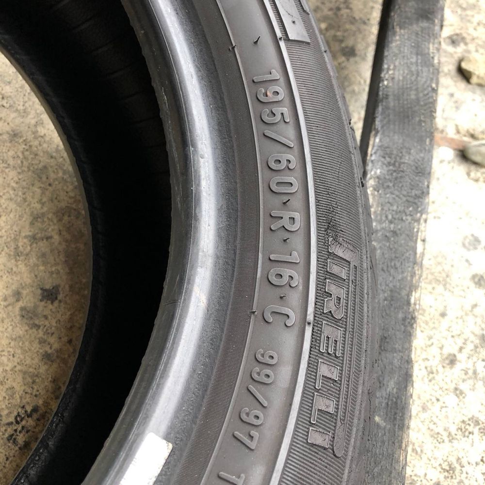 Шини 196/60 r16c  Pirelli літо 2шт (899)