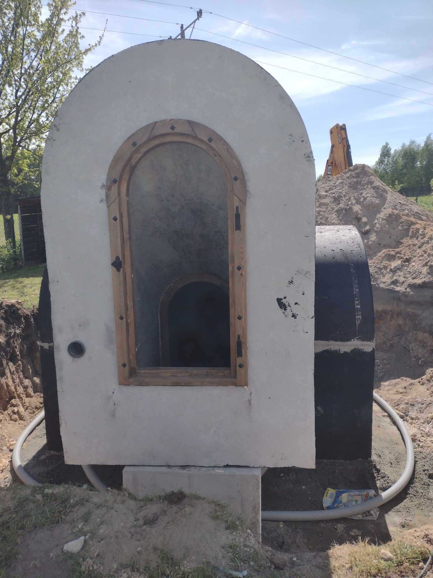 piwnica betonowa ogrodowa ziemianka 350 schody tunel B30W8