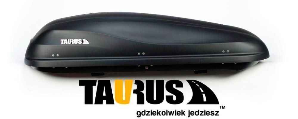 Box dachowy Taurus Altro 460 czarny mat 2 stronny - Wysyłka gratis