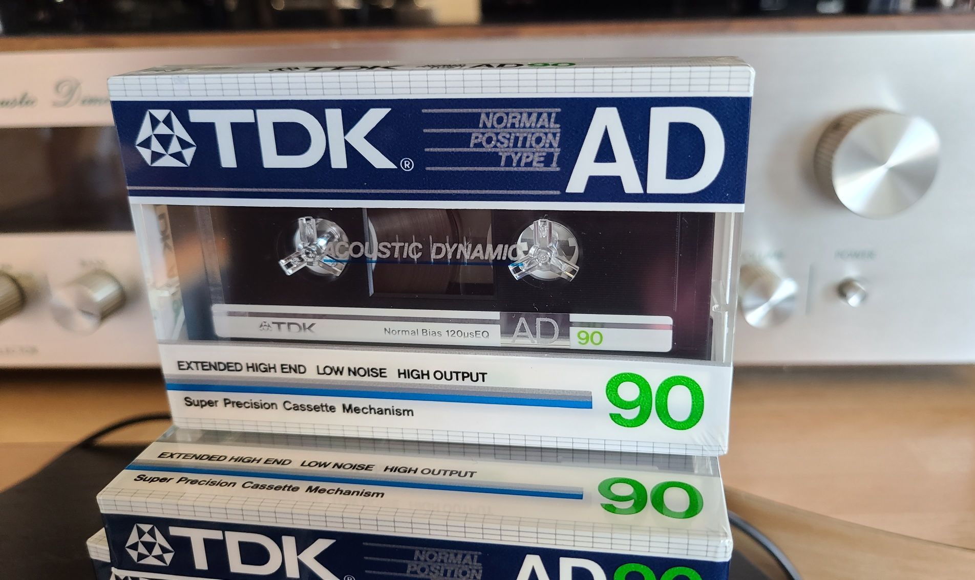 Винтажная аудиокассета TDK AD 90 Made in Japan 1986 (Идеал)