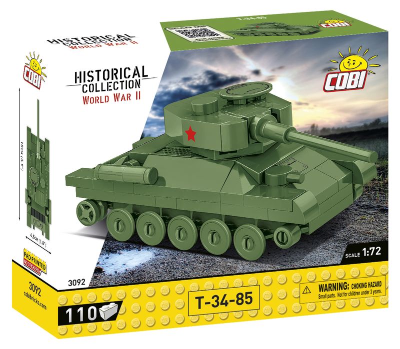 Klocki Cobi 3092 Czołg T-34-85 Hc Ww2 110 El.