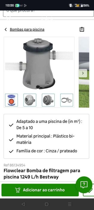 Bomba piscina nova