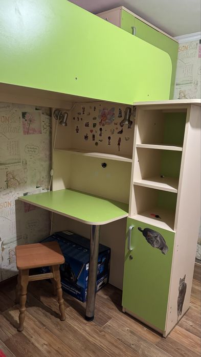 Детская мебель , двухуровневая