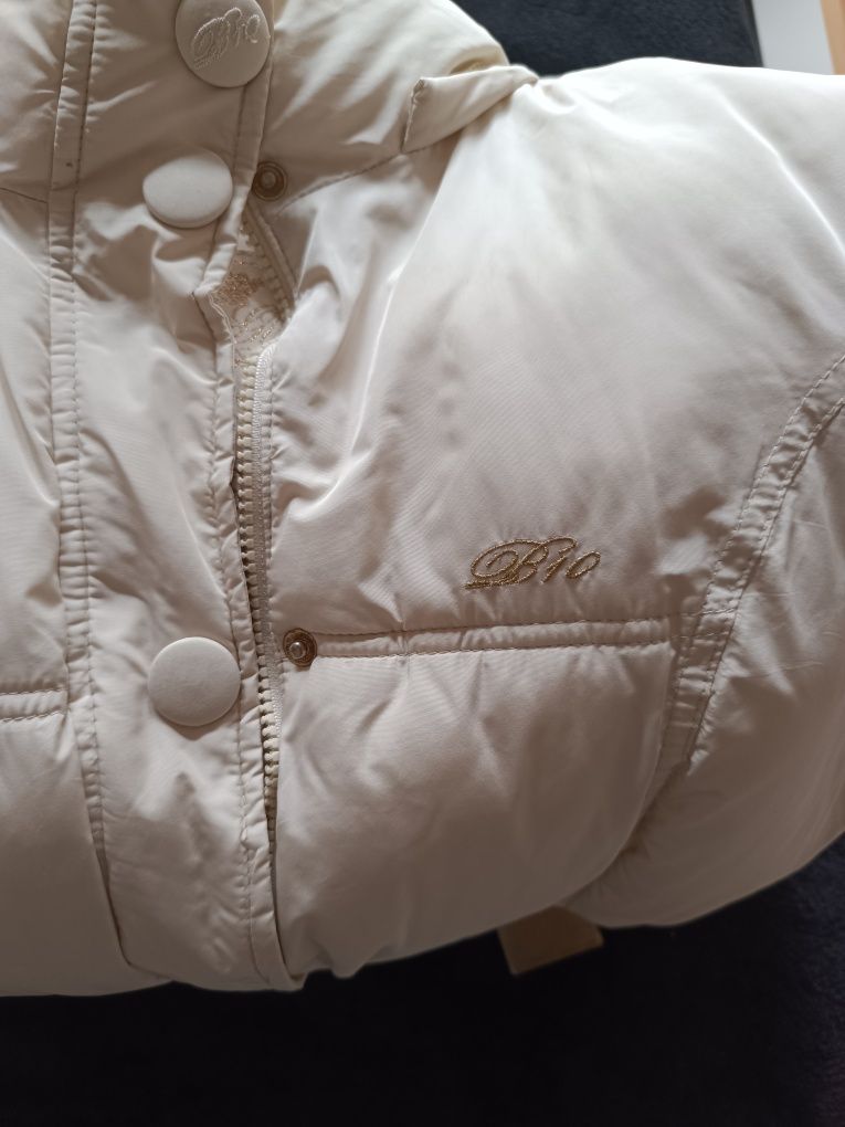 Parka bege para 16 anos