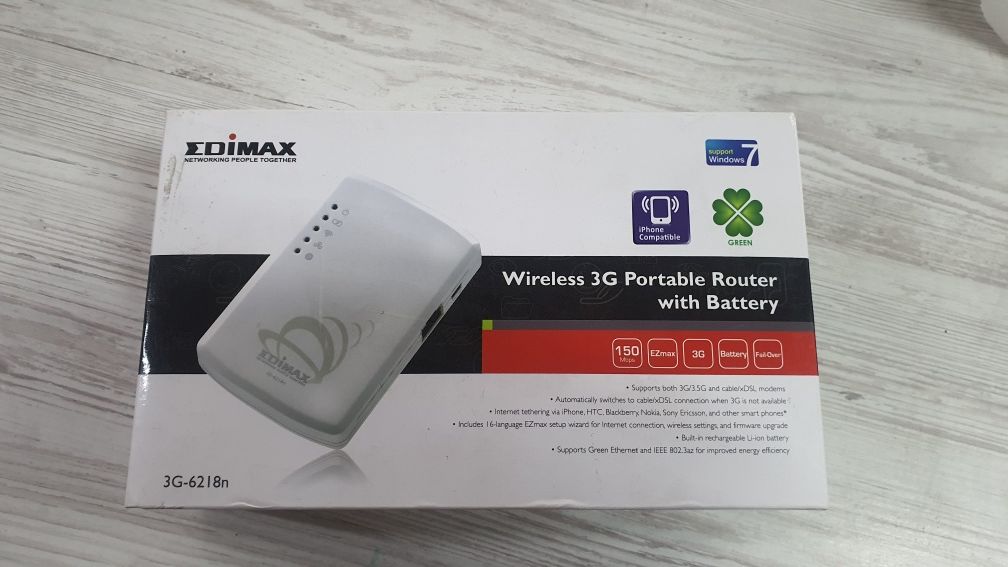 Роутер/маршрутизатор Edimax 3g-6218n мобильная точка доступу wifi
