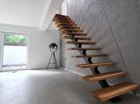 Schody, loft, stalowe, metalowe, do domu