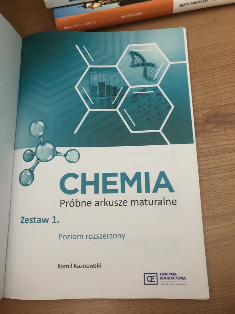próbne arkusze maturalne chemia zestaw 1 wydawnictwo Pazdro