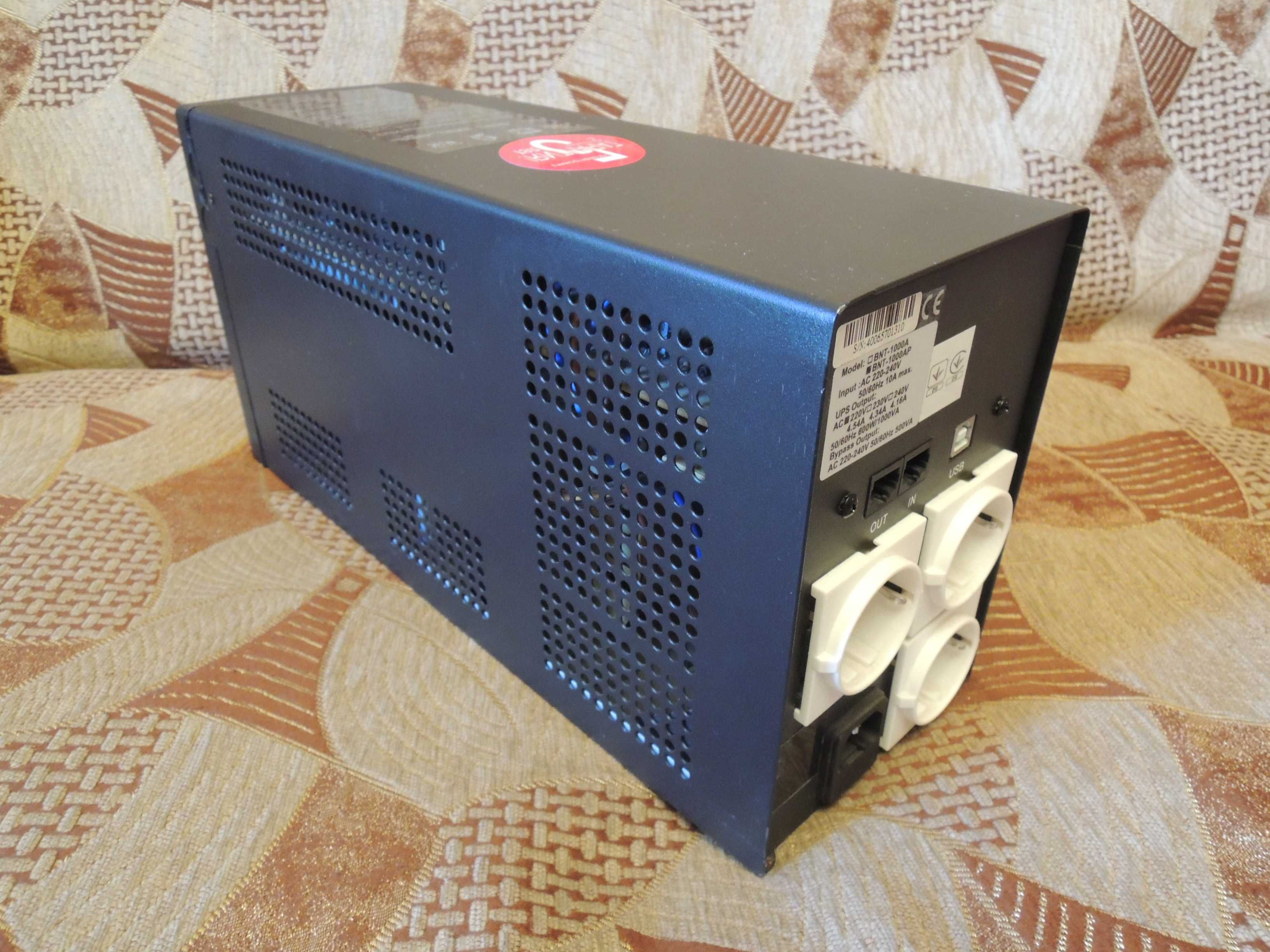 ИБП Powercom BNT-1000AP Schuko USB, без батарей