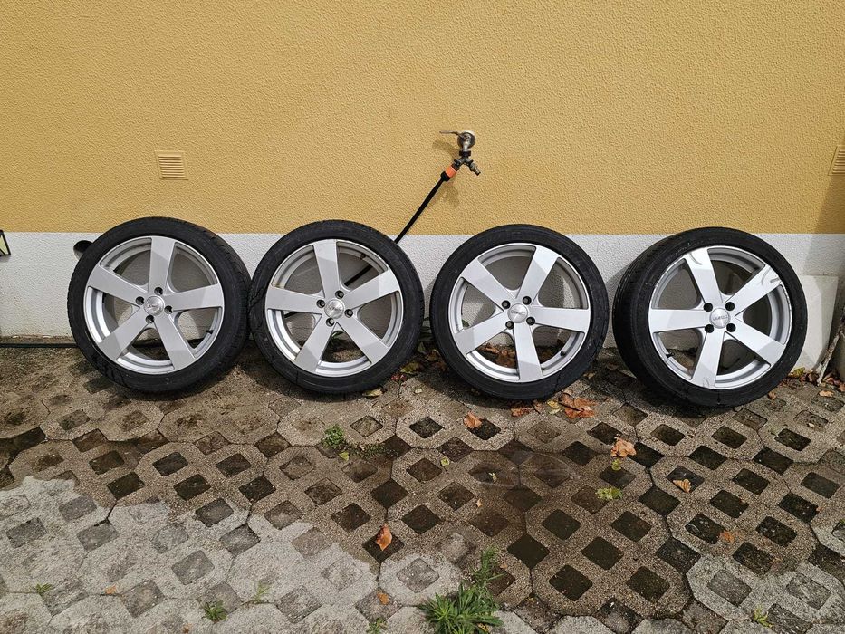 Jantes 17" 4x100 c/ pneus 205/45/17 - Mini