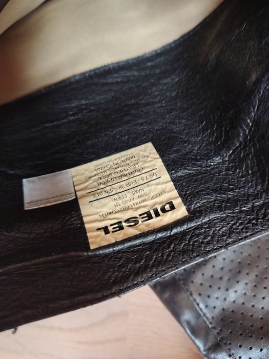 Diesel взуття , чоботи шкіряні, класні, м'які,  38 але на 38.5 будуть