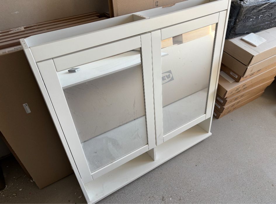 szafka łazienkowa hemnes lustra 103 cm lazienka wisząca ikea