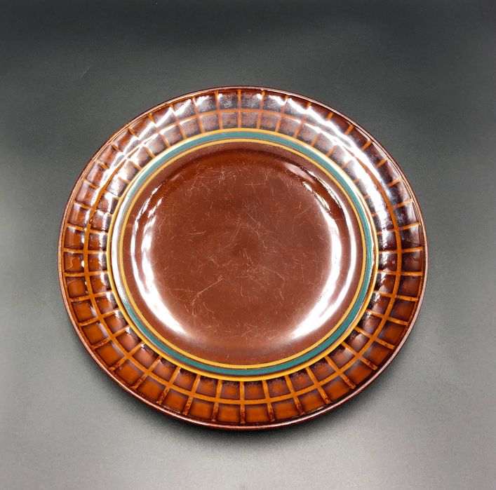 Patera/duży talerz fason Sylwia tzw. "kratka", ZPS Pruszków, PRL