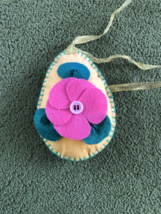 Пасхальний декор з фетру