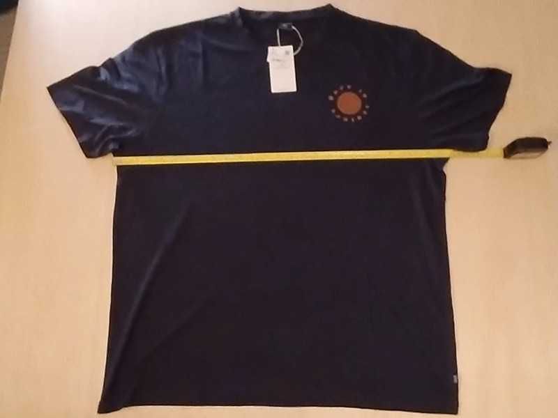 T-shirt azul marinho XXXL Springfield com estampa "Dare to venture"