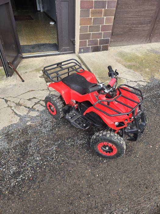 Mini Quad ATV ELEKTRYCZNY 1000W 36V MODEL N Pilot LED Klakson Bagażnik