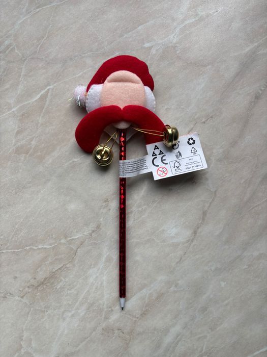 Mikołaj, ozdoba świąteczna, długopis, NOWE