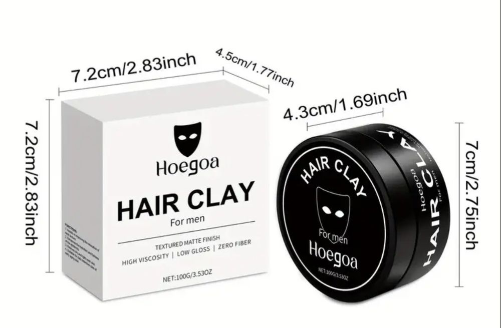 Глина для укладки волосся HAIR CLAY з м'якими інгредієнта