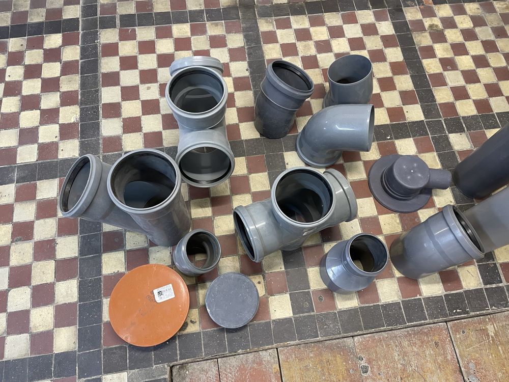 Hydraulika  czwórniki  , trojniki , rury 100 cm