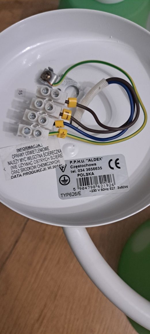 Żyrandol, lampa dziecięca, gwint E27