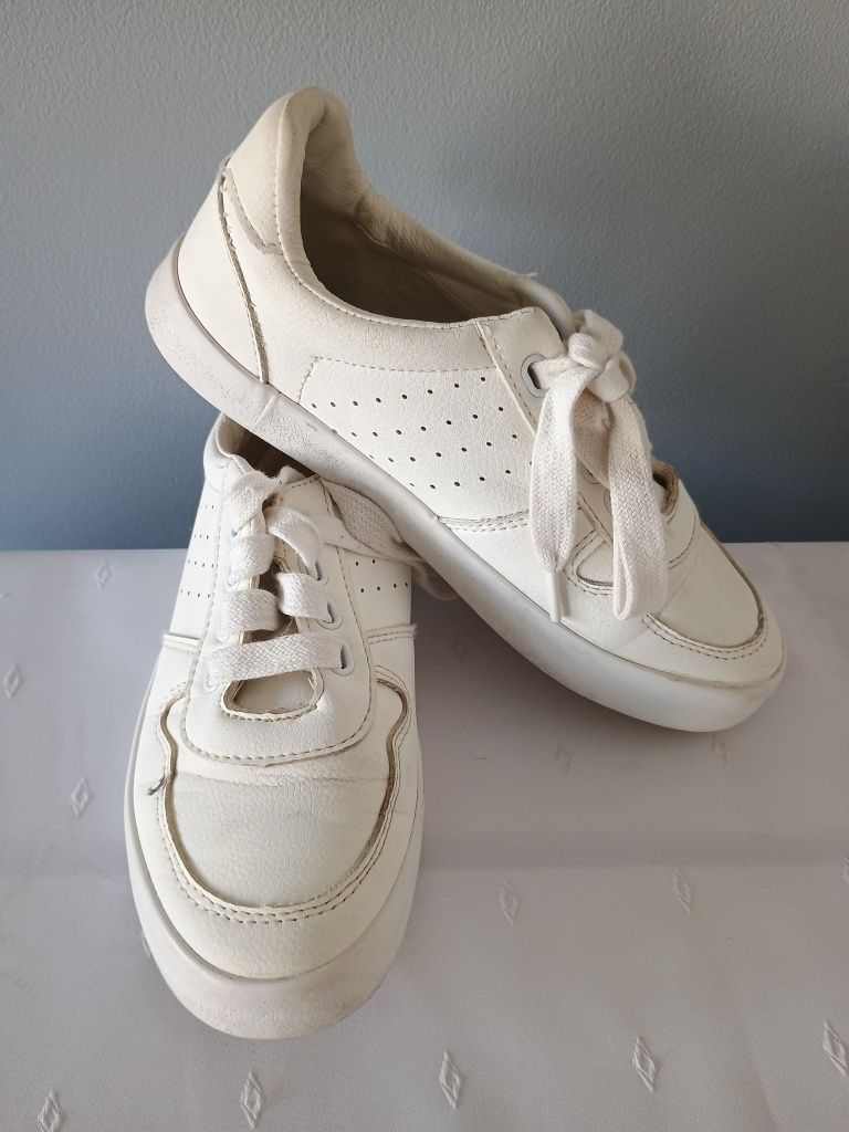 Adidasy sportowe buty r.35 białe sneakersy