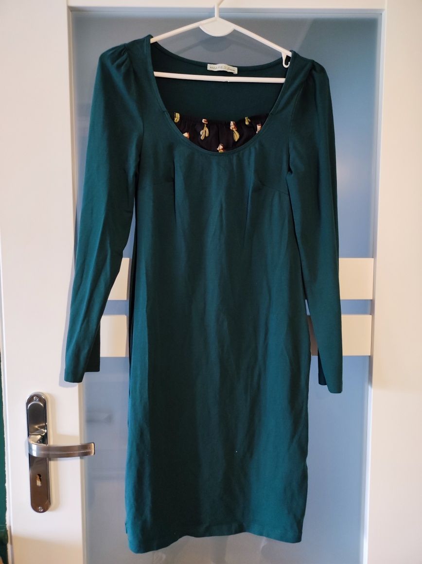 Sukienka ciążowa butelkowa zieleń rozm 36