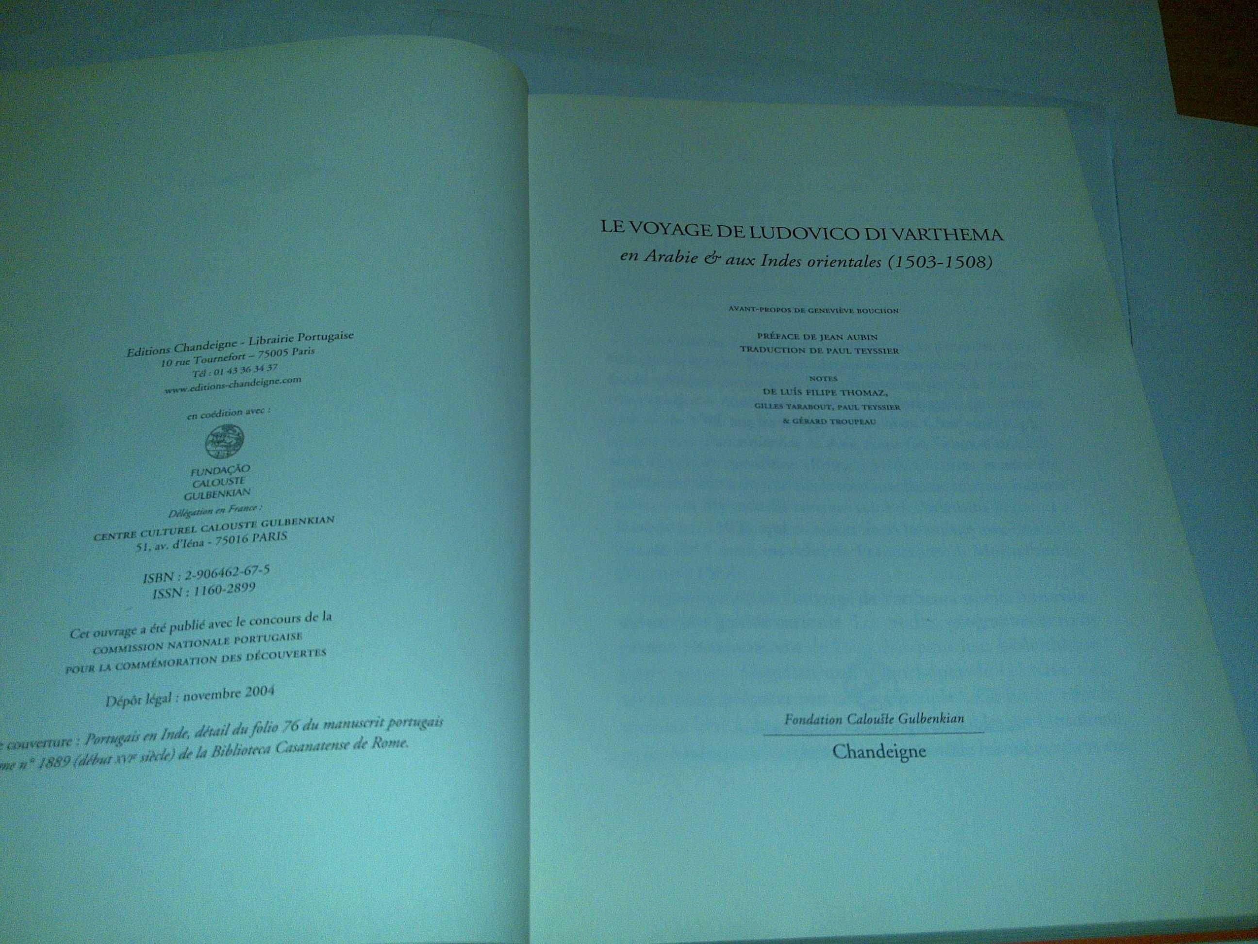 le voyage de ludovico di varthema en arabie.. (1503,-1508) livro