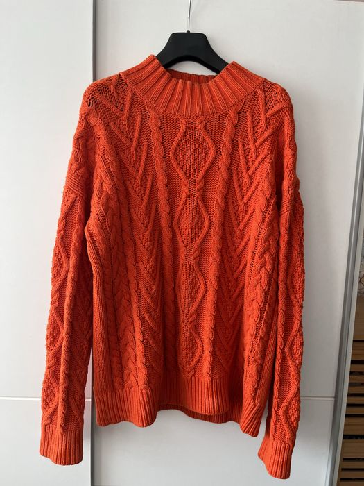 Pomaranczowy sweter ralph lauren s/m