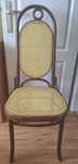 Krzesło gięte Thonet z plecionką – vintage