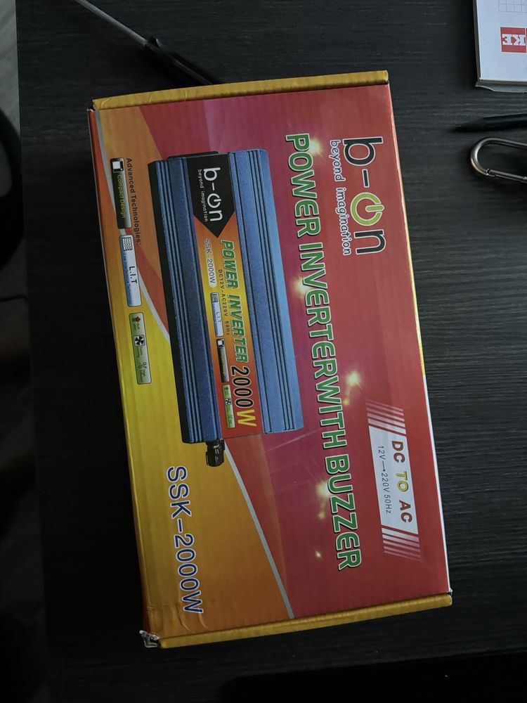 Автомобільний інвертор 2000w