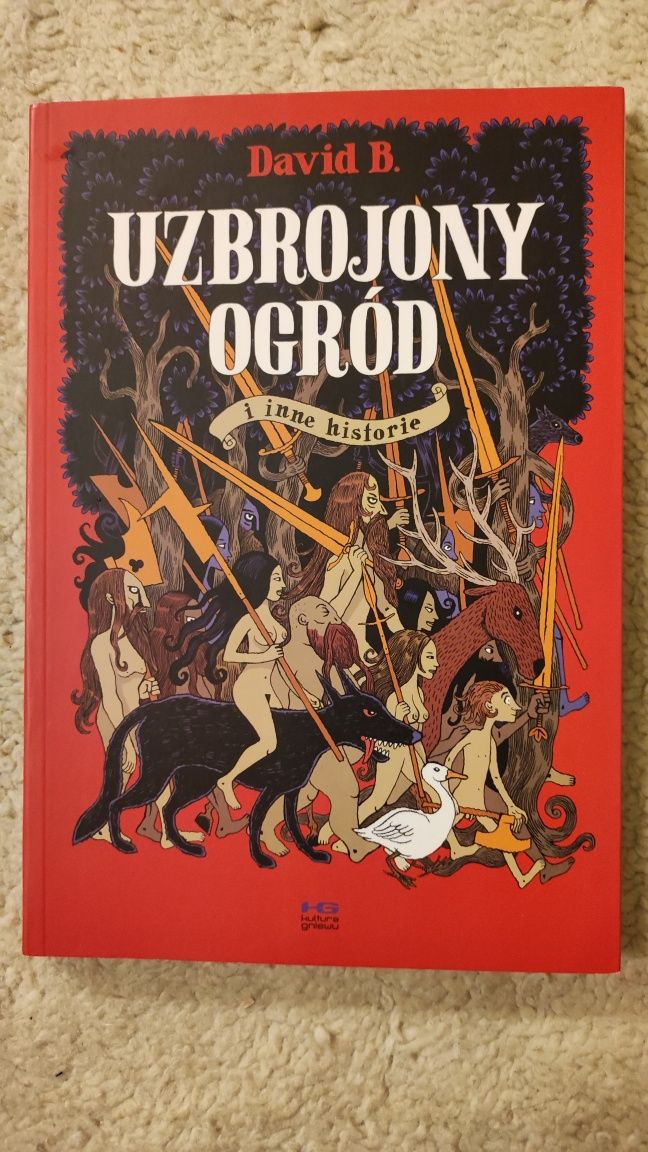 Komiks Uzbrojony ogród, David B. stan bdb-