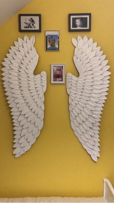 Skrzydla anioła - piekna ozdoba sciany, 122 cm!