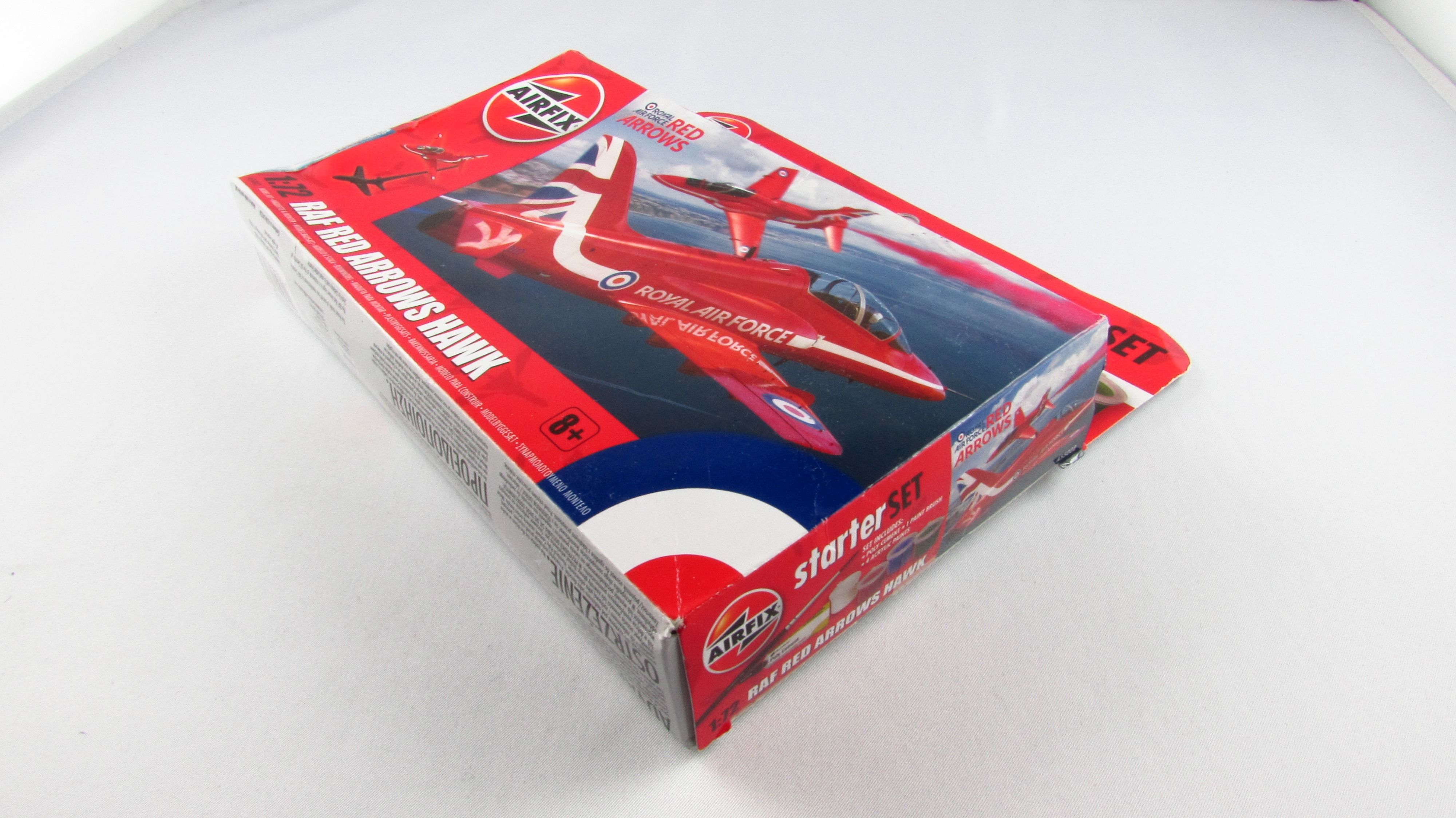 AIRFIX - RAF Red Arrows Hawk - Samolot Odrzutowiec Model - 1:72