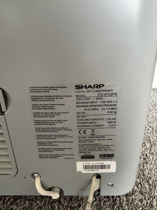 Klimatyzator Sharp model CV-P10 PR