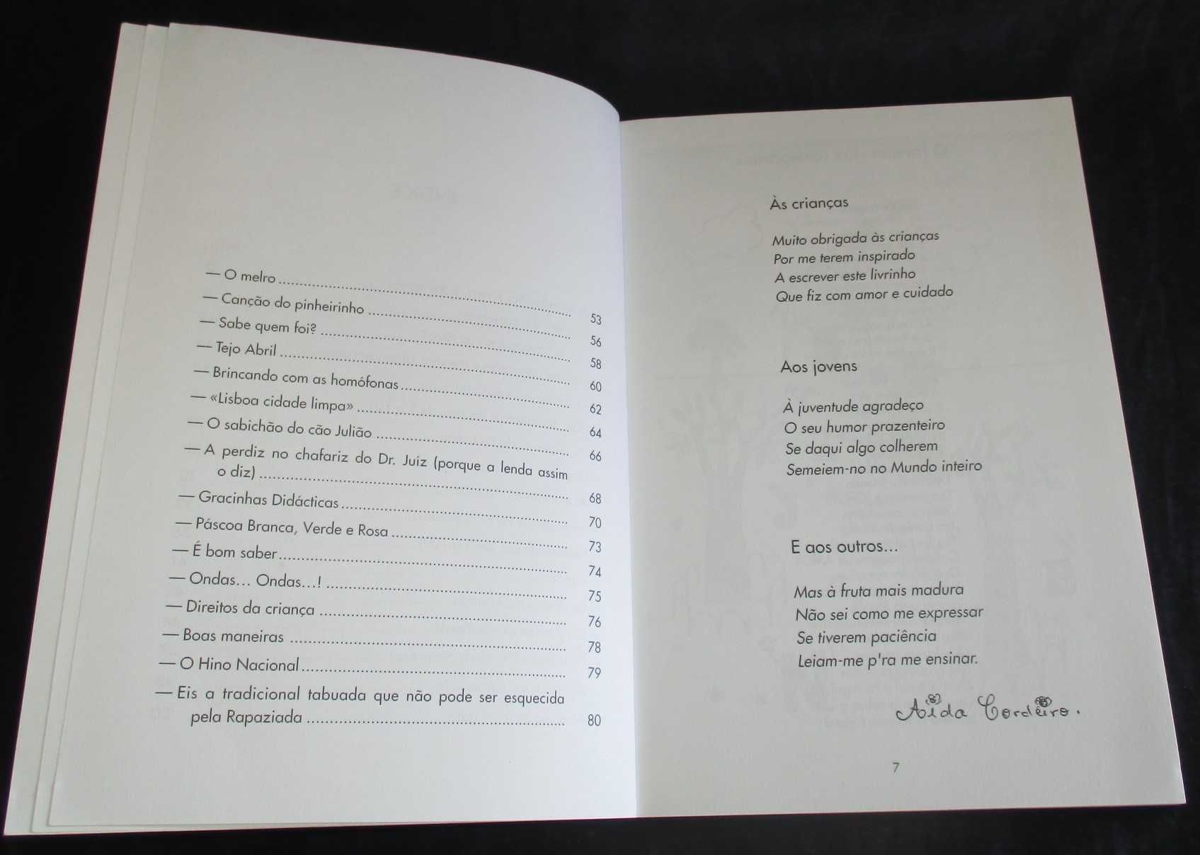 Livro O Melro (Professor, Cantor, Compositor) Aida Cordeiro