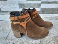Bota camel de Camurça
