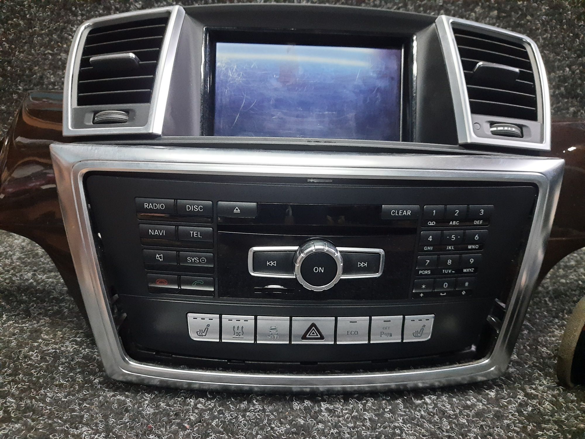 Mercedes W166 GL command display монитор экран магнитола климат