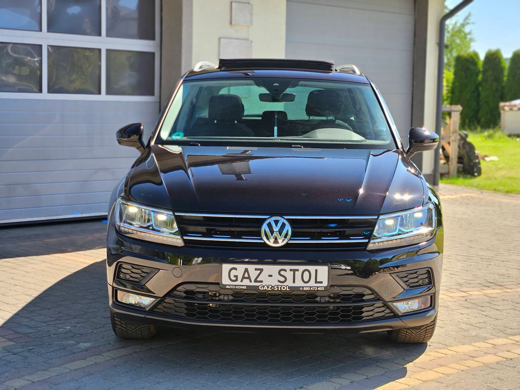 Volkswagen Tiguan Full Led Navi AndroidAuto PanoramaDach AS0 Oryginał Lakier 1-Właścicie