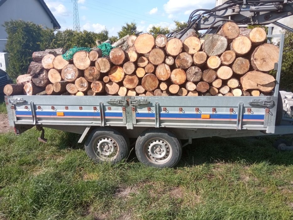 Sezonowane drewno kominkowe akacja, olcha  oraz opałowe  liściaste