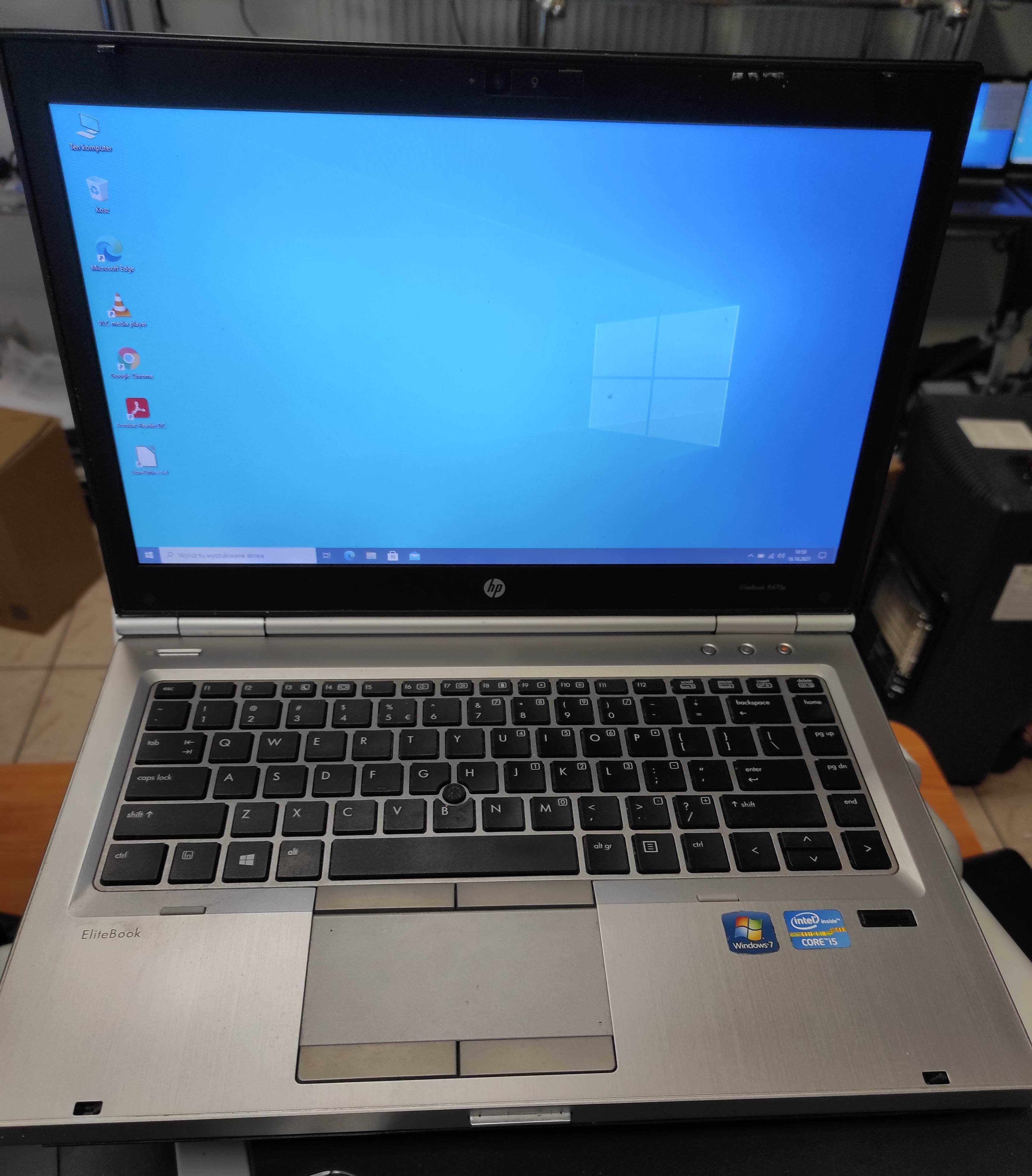 Laptop HP EliteBook 8470 i5 8GB 240GB SSD Windows 10 Pro