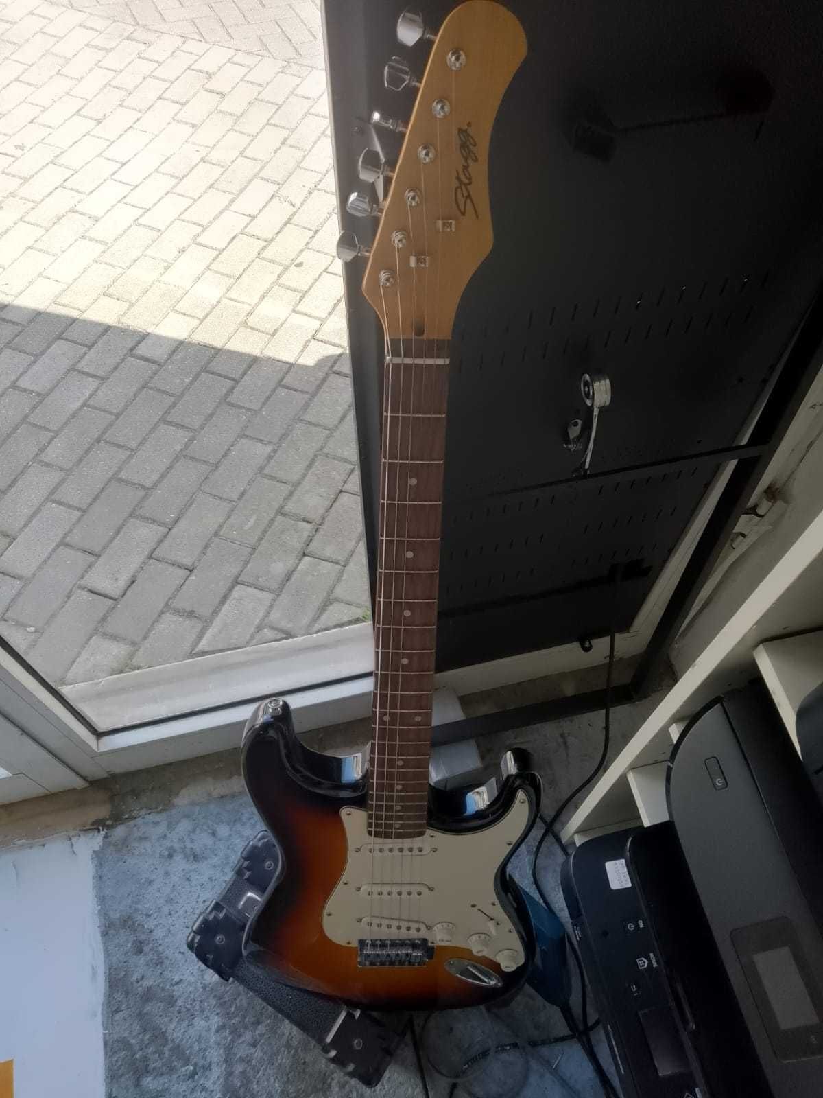 Guitarra + Caixa Promoçao Tudo Perfeito