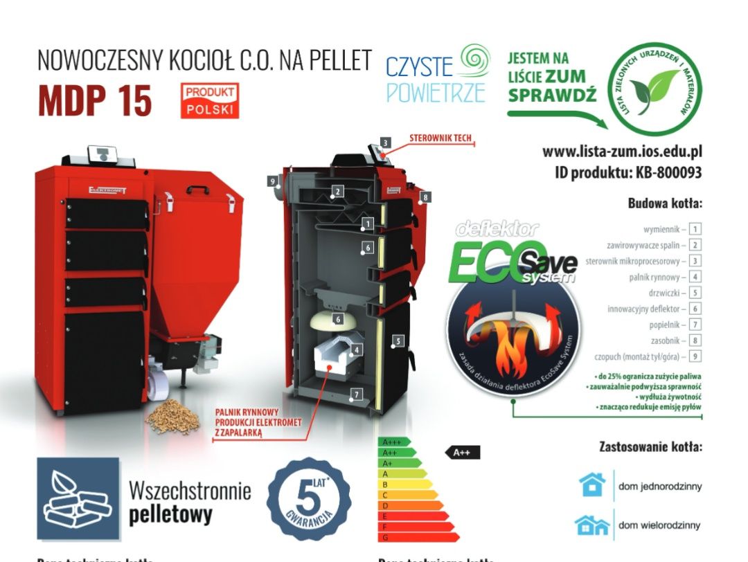 Piec na pellet  montaż technika grzewcza